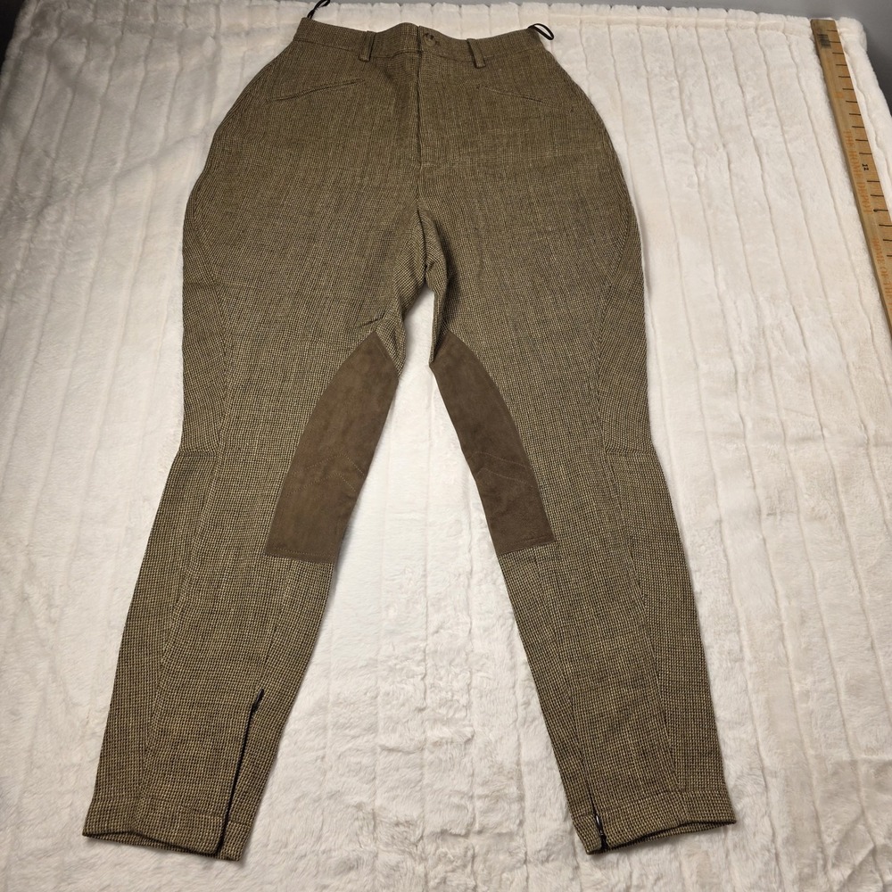 Ralph Lauren Purple Label Owens Tick Weave Jodhpur Pants Womens 0 $1290